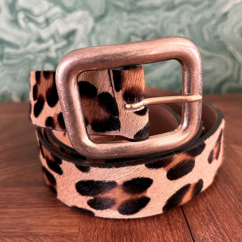 Streets Ahead Leopard Belt size L